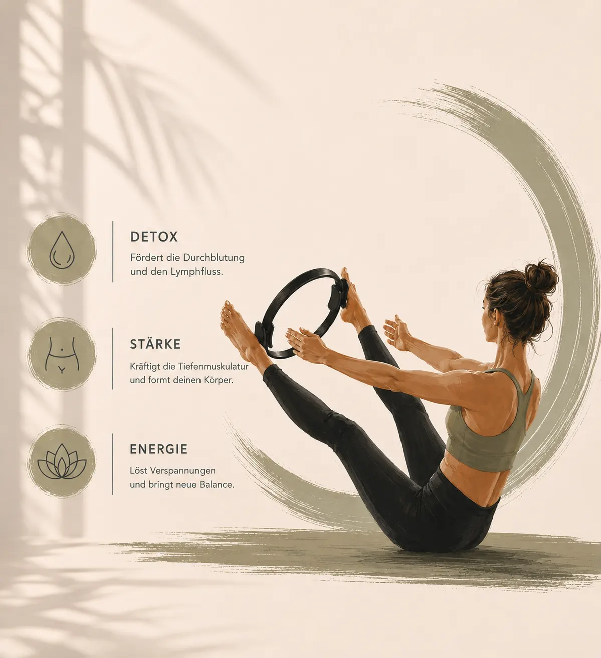 Pilates-Workshop mit Pilates Ring in Beelitz – Sommer Special – manari.